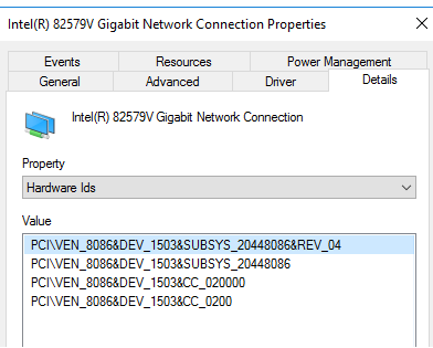 download driver intel r 82579lm gigabit network connection